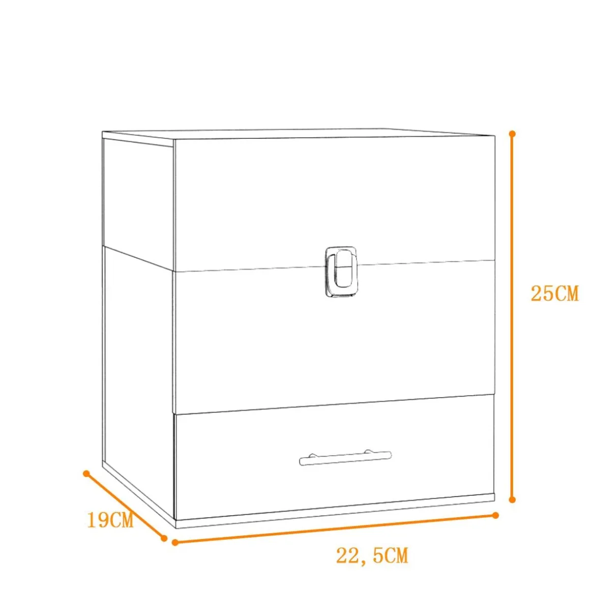 3 Etagen Ätherisches Öl Organizer 59 Fächer Ätherische Öl-Box Aufbewahrungsbox mit Schublade Holz