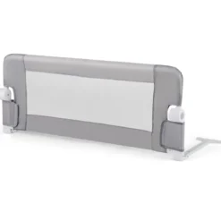 Faltbares Bettgitter Sicherheitsgitter für Kleinkinder Bettschutzgitter mit Gurt 105 x 40 x 42 cm Grau