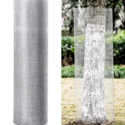 Feuerverzinktes Drahtgeflecht 19 Gauge 1,5 cm Drahtnetz Maschendraht Metallgitter Drahtgitter 91,5 x 1500 cm Silber