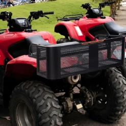 Frachtkorb für ATV/UTV Universeller Heckträger mit Mesh-Design Heckablagekorb 104 x 67 x 31,5 cm