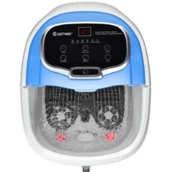 Fußmassagegerät Fußbad Spa Massagegerät Fußbadewanne Shiatsu Fußmassage Blau