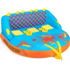 Funtube für 3 Personen Towable Tube zum Sitzen und Knien Formula Tube für Boot