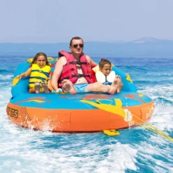 Funtube für 3 Personen Towable Tube zum Sitzen und Knien Formula Tube für Boot