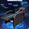 Gamingsessel aus Kunstleder verstellbarer moderner Wohnzimmerses Rot