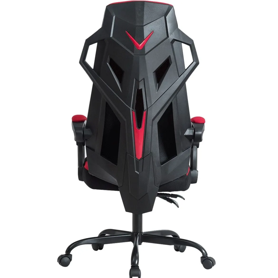 Gaming Stuhl verstellbar Bürostuhl Chefsessel höhenverstellbar Rädern Racingstuhl Rot