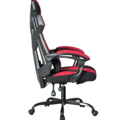 Gaming Stuhl verstellbar Bürostuhl Chefsessel höhenverstellbar Rädern Racingstuhl Rot