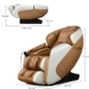 Ganzkörper Massagesessel Zero Gravity SL Track Massagestuhl mit Luftkompression & Heizung Hellbraun