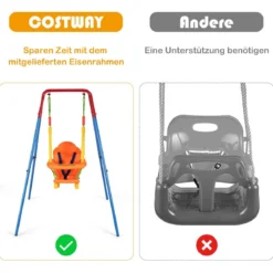 Gartenschaukel Kinderschaukel mit Schaukelgerüst