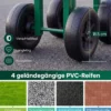 Gartenwagen auf Rädern Rollender Arbeitssitz mit um 360 ° drehbarem Sitz und verstellbarer Höhe