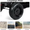 Gokart für Kinder Go Cart mit Bremsen Tretauto Verstellbarer Sitz Pedalfahrzeug Kinderfahrzeug 112x62x61cm