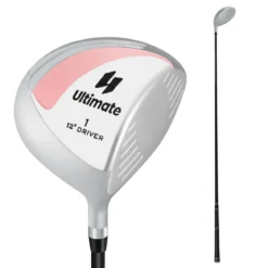 Golf Driver für Damen 460CC Golfschläger aus Aluminium für Rechtshänder mit Schlägerhaube & Graphitschaft