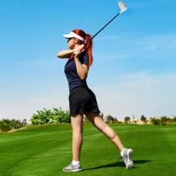 Golf Driver für Damen 460CC Golfschläger aus Aluminium für Rechtshänder mit Schlägerhaube & Graphitschaft