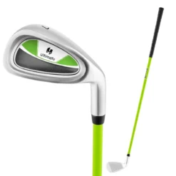 Golf Eisen 7 für Kinder mit Schlägerhaube Golf-Eisen Einzel aus Aluminium für Rechtshänder