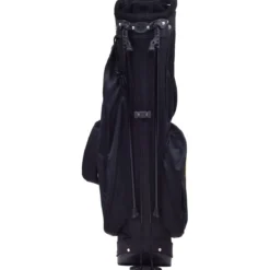 Golftasche 9 Inch Golfbag Profi-Reisebag mit Kopfteil und Tragegurt Schwarz