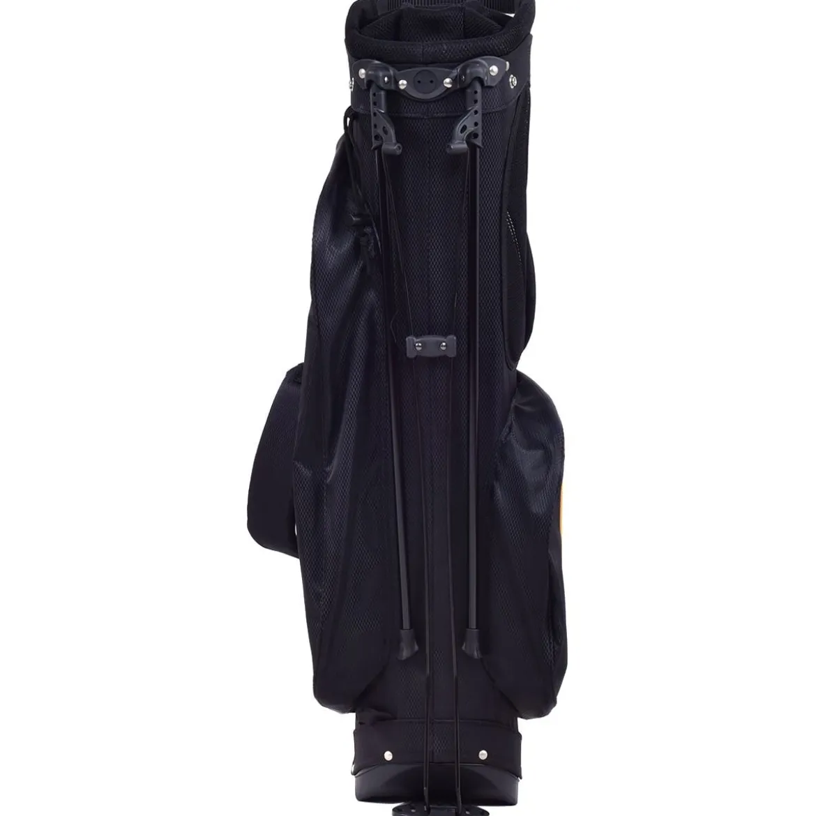 Golftasche 9 Inch Golfbag Profi-Reisebag mit Kopfteil und Tragegurt Schwarz