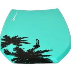 Goplus Sup Board Kinder Bodyboard Surfbrett Surfboard Grün 104 x 52 x 6 cm