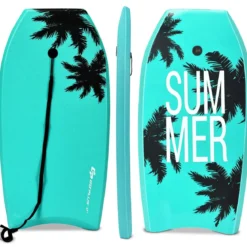 Goplus Sup Board Kinder Bodyboard Surfbrett Surfboard Grün 104 x 52 x 6 cm