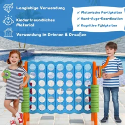 Großes 4-Gewinnt Jumbo 4-Gewinnt Set 84 x 33 x 79 cm