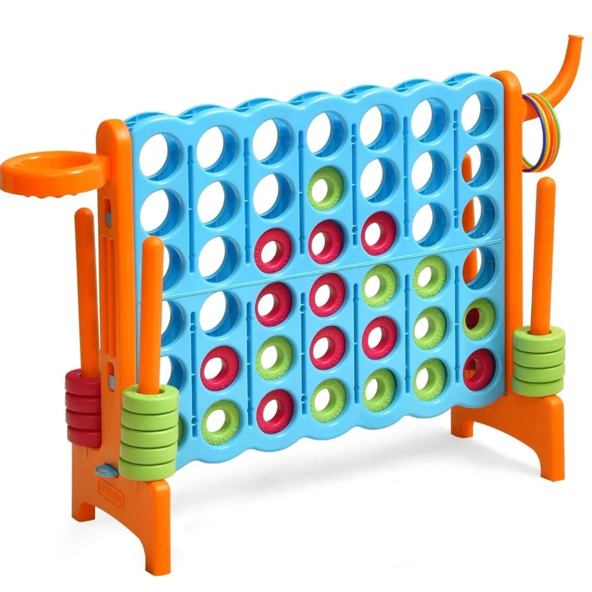 Großes 4-Gewinnt Jumbo 4-Gewinnt Set 84 x 33 x 79 cm