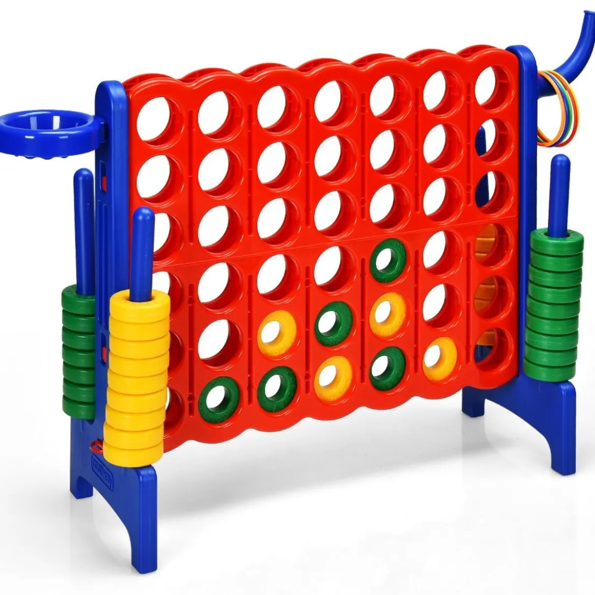 Großes 4-Gewinnt Jumbo 4-Gewinnt Set 84 x 33 x 79 cm