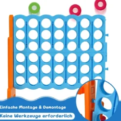 Großes 4-Gewinnt Jumbo 4-Gewinnt Set 84 x 33 x 79 cm