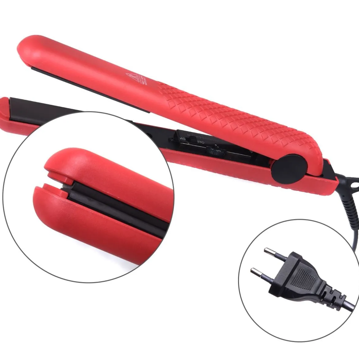 Haarglätter Glätteisen Haarglätteisen Haar Straightener Keramikplatten