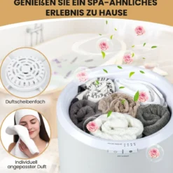 Handtuchwärmer großer Deckenwärmer 20 L mit Timer & automatischer Abschaltung 15/30/45/60 Minuten Einstellungen Grau