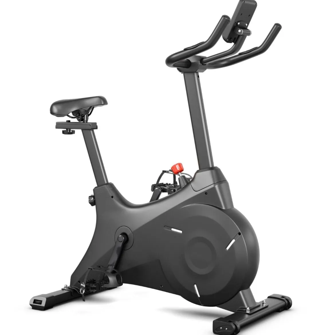 Heimtrainer Indoor Fahrrad Stationäres Fahrrad mit Magnetischem Widerstand Schwarz