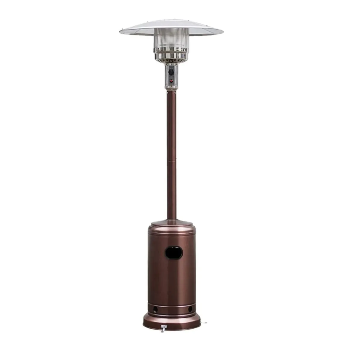 Heizstrahler Premium-Standheizung für den Außenbereich Propan 220 cm Bronze