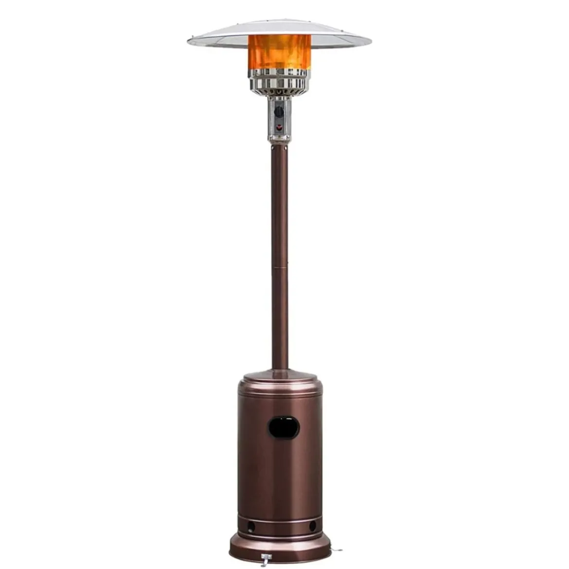 Heizstrahler Premium-Standheizung für den Außenbereich Propan 220 cm Bronze
