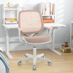 Höhenverstellbarer Kinderdrehstuhl mit Sitzbremse Ergonomischer Schreibtischstuhl Bürostuhl