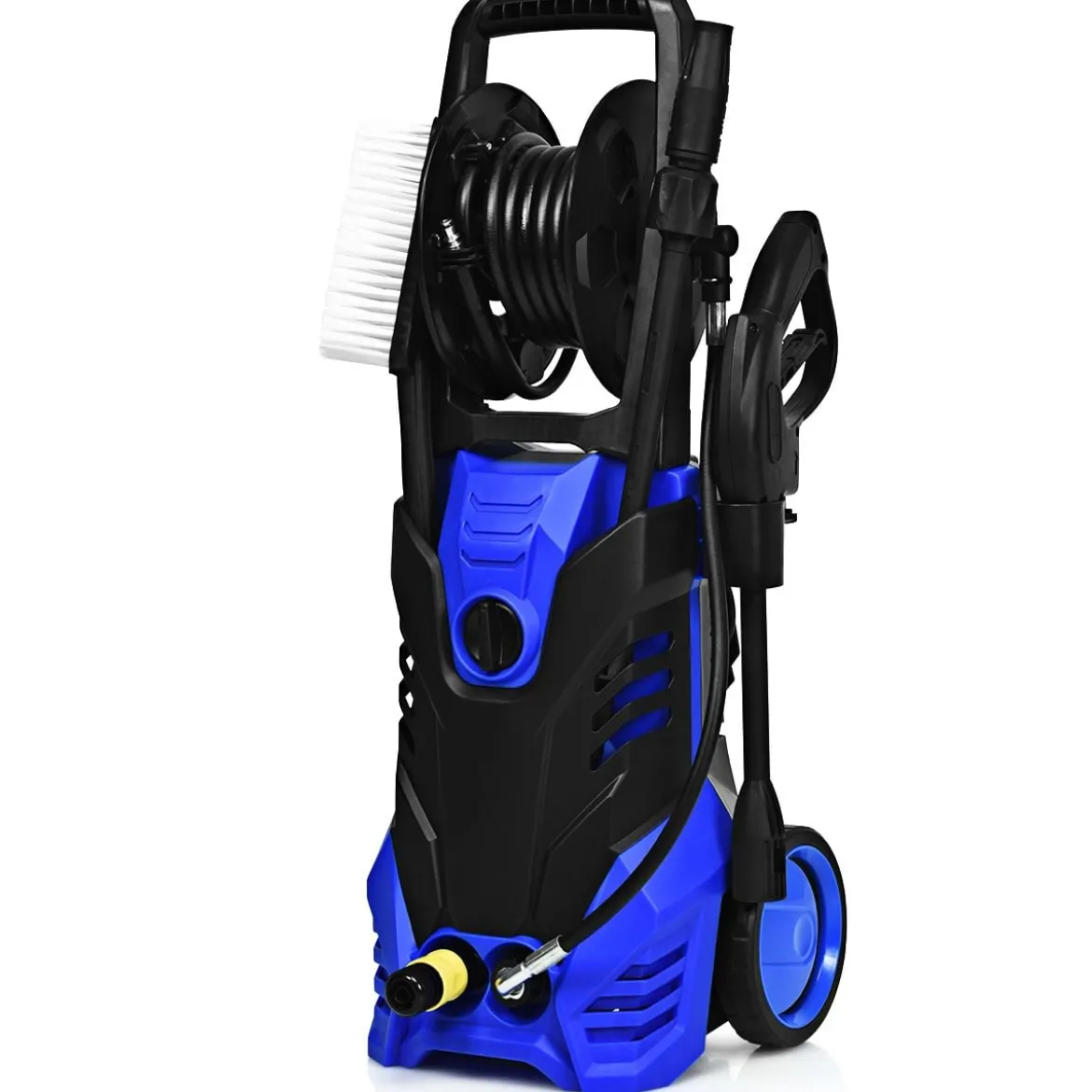 Hochdruckreiniger mit Hochdruckdüse & Zubehör ideal für Garten und Haus 140 Bar 6 L/Min 2000W Blau