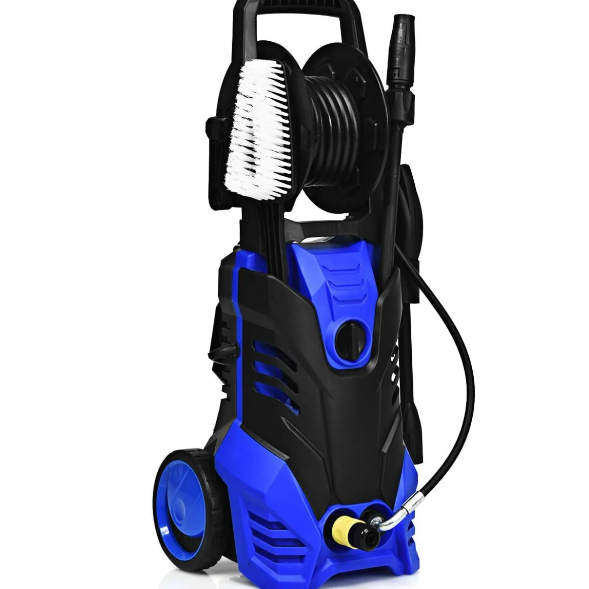 Hochdruckreiniger mit Hochdruckdüse & Zubehör ideal für Garten und Haus 140 Bar 6 L/Min 2000W Blau