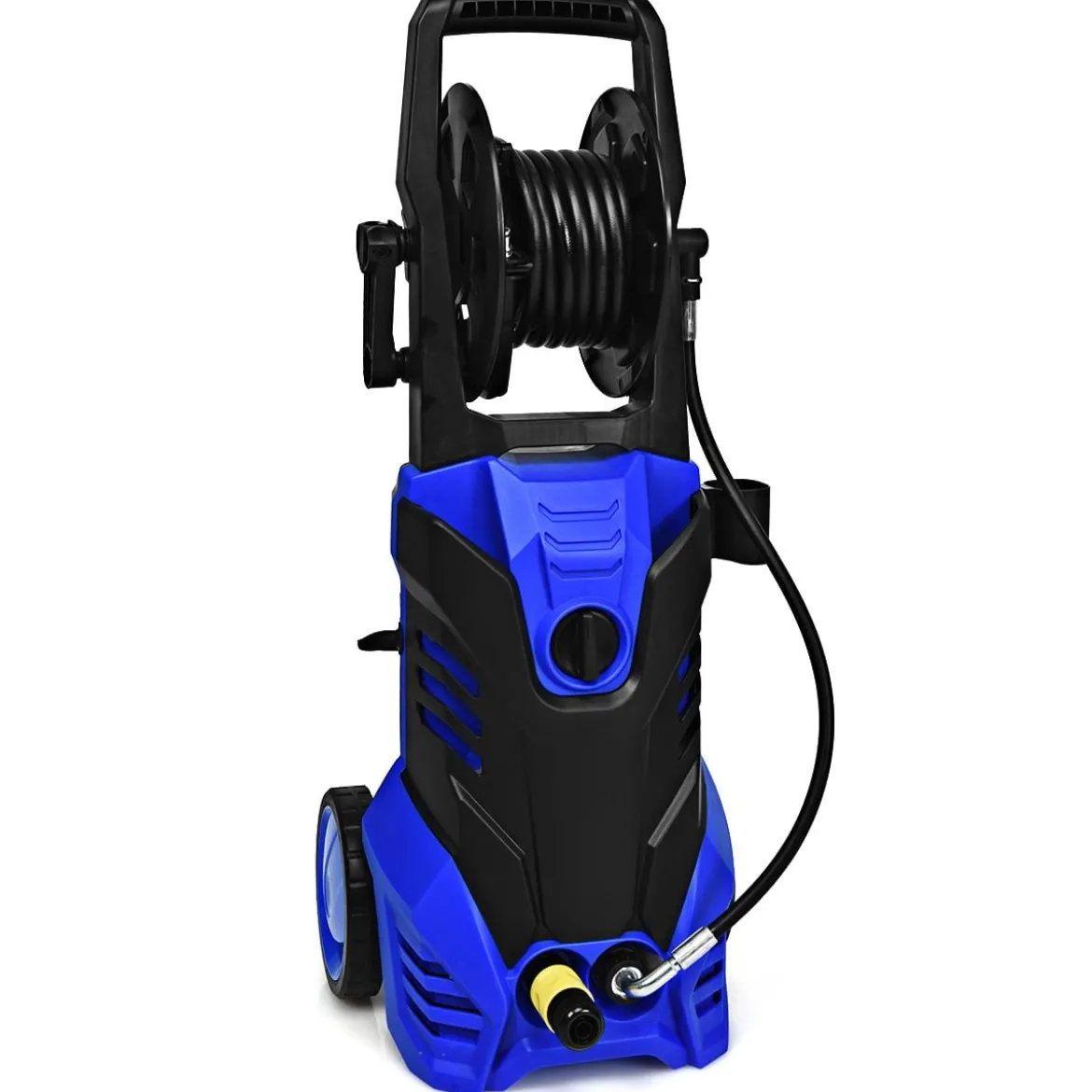 Hochdruckreiniger mit Hochdruckdüse & Zubehör ideal für Garten und Haus 140 Bar 6 L/Min 2000W Blau