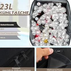 Hollywoodschaukel mit Kühltasche drehbarem Tablett und abnehmbaren Kissen Braun 180 x 124 x 161,5 cm