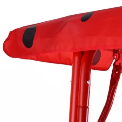 Hollywoodschaukel 2-Sitzer Kinder Gartenschaukel Marienkäfer Rot 117 x 78 x 116 cm