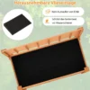 Holz Hochbeet mit Spalier & Ablage Blumenbeet mit Ablauflöchern Gartenbeet Pflanzkasten Braun