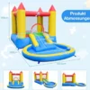 Hüpfburg mit Rutsche & Sprungbereich & Planschbecken Bouncy Castle 362 x 196,5 x 193 cm