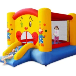 Hüpfburg Springburg Spielburg Trampolin Rutsche Kinder Spielhaus Ritterburg Castle aufblasbar
