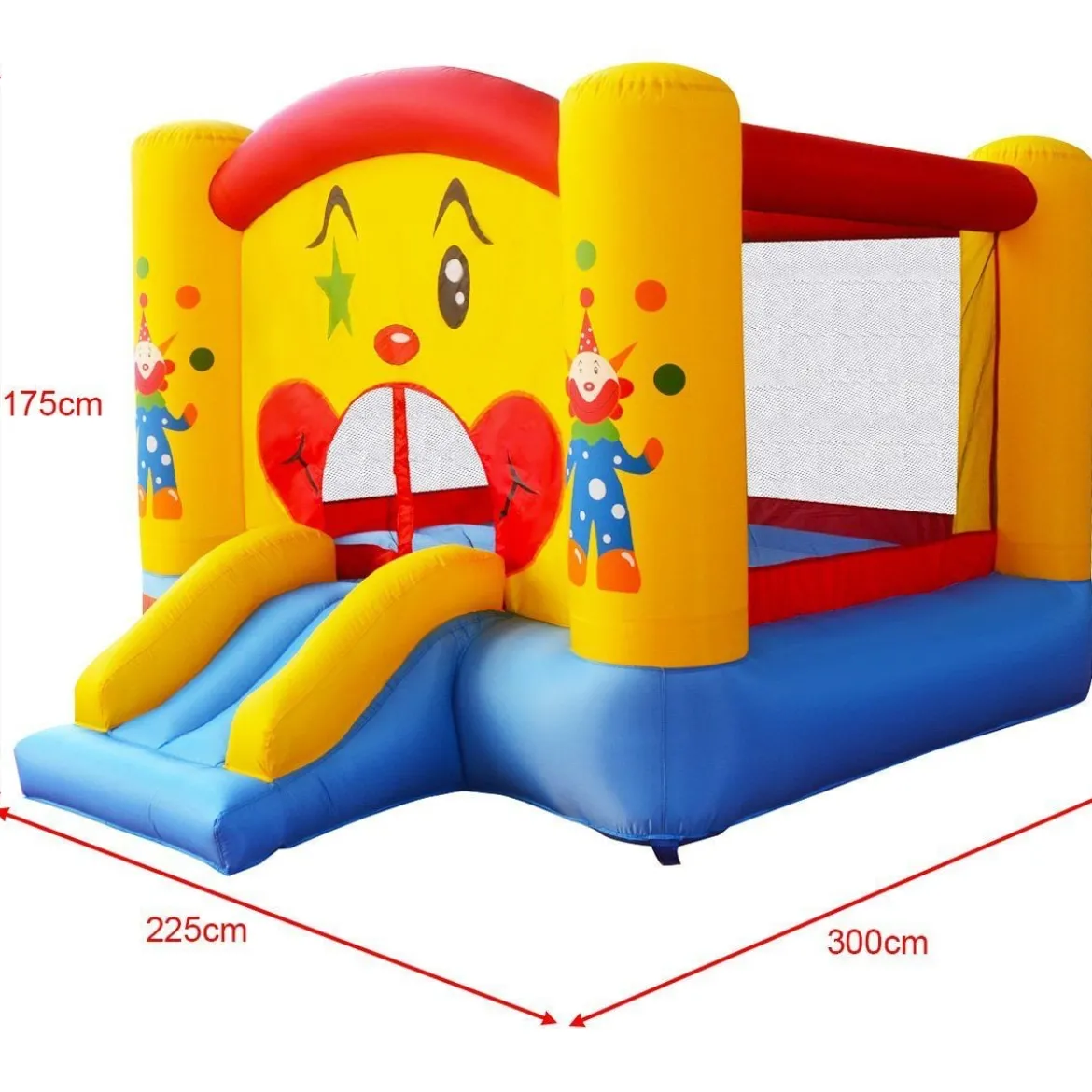 Hüpfburg Springburg Spielburg Trampolin Rutsche Kinder Spielhaus Ritterburg Castle aufblasbar
