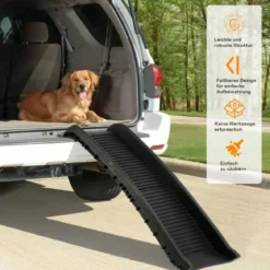 Hunderampe Einstiegshilfe Ausziehbare Hundetreppe Autorampe Tiertreppe