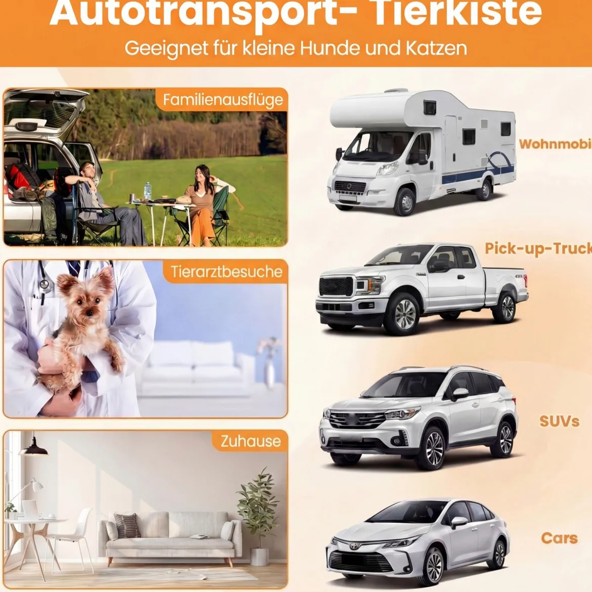 Hundetransportbox mit Abschließbarer Tür & Herausnehmbarer Trennwand Alu Hundebox 91 x 65 x 69,5 cm