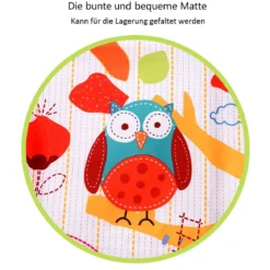 2 in 1 Baby Krabbeldecke Spielbogen Spielmatten