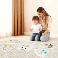 11 in 1 Busy Board Baby Eulen Aktivitätswand mit Panels Montessori Holzspielzeug Lernspielzeug