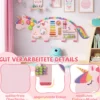 11 in 1 Einhorn Aktivitätswand für Frühe Entwicklung Busy Board Paneele für Kleinkinder Sinnesbrett