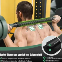 4 in 1 Hanteln Set 20 kg Verstellbares Hantelset inkl. Kunzhantel & Langhantel & Kettlebells