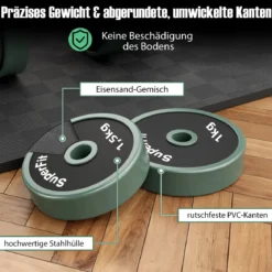 4 in 1 Hanteln Set 20 kg Verstellbares Hantelset inkl. Kunzhantel & Langhantel & Kettlebells