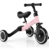 3 in 1 Kinder Dreirad & Laufrad & Balance Bike mit verstellbarem Sitz & Lenker Rosa