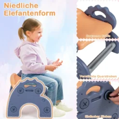 6 in 1 Klappbarer Kindertisch mit Stuhl & Staffelei Spieltisch mit Doppelseitiger & Abnehmbarer Tischplatte