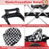 4 in 1 Lauflernhilfe Lauflernwagen klappbar mit einstellbarer Höhe Baby Walker Autoförmig Rot